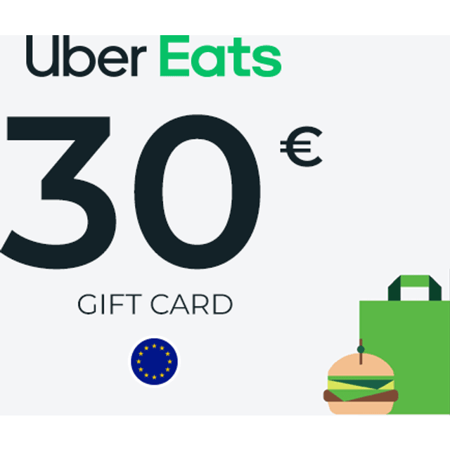 Uber Eats Gift Card 30 EUR