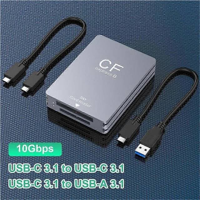 2 in 1 CFexpress Type B SD Card Reader
