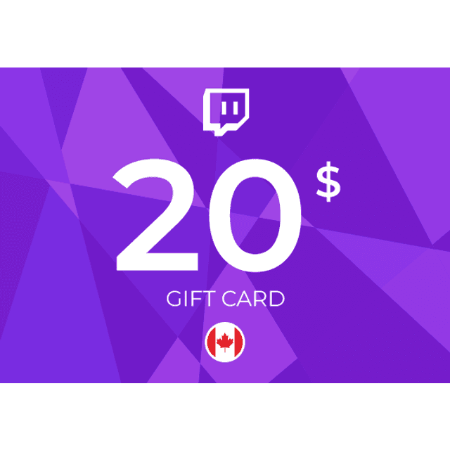 Twitch Gift Card 20 CAD Key