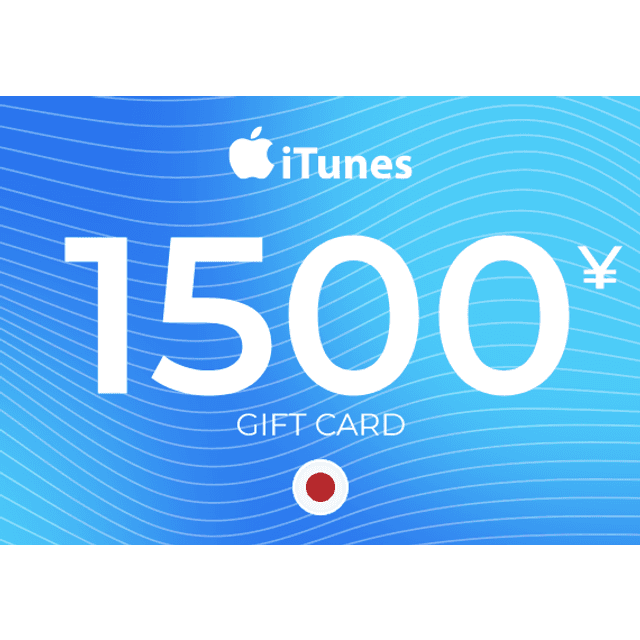 iTunes Gift Card 1500 JPY