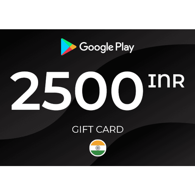 Google Play Gift Card 2500 INR