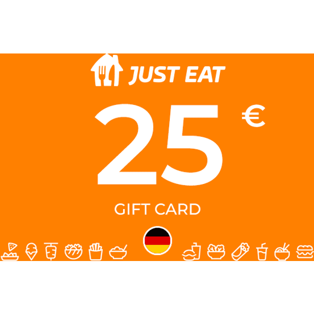 Just Eat Gift Card 25 EUR