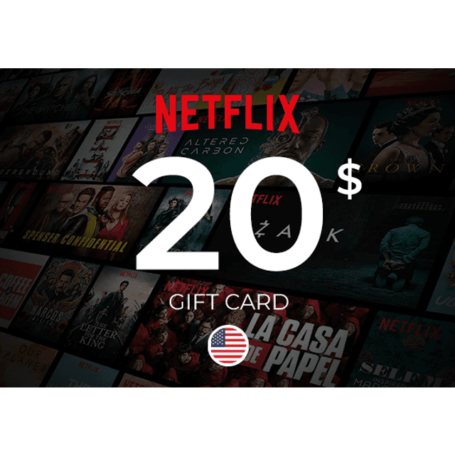 Netflix Gift Card 20 USD