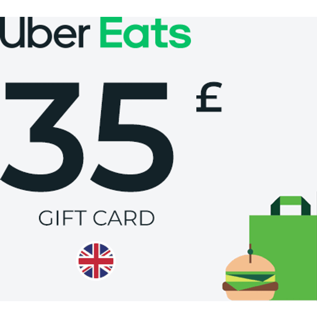 Uber Eats Gift Card 35 GBP