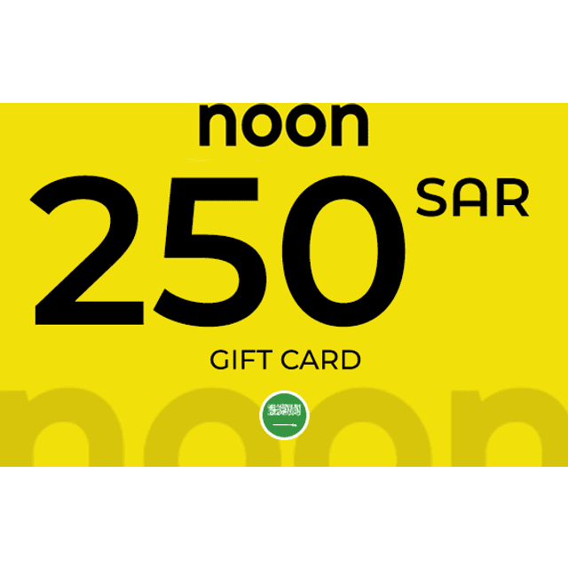 Noon Gift Card 250 SAR Key