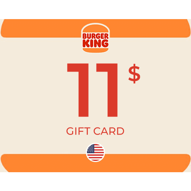 Burger King Gift Card 11 USD