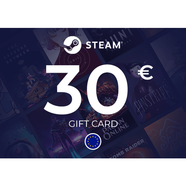 Steam Wallet Gift Card 30 EUR
