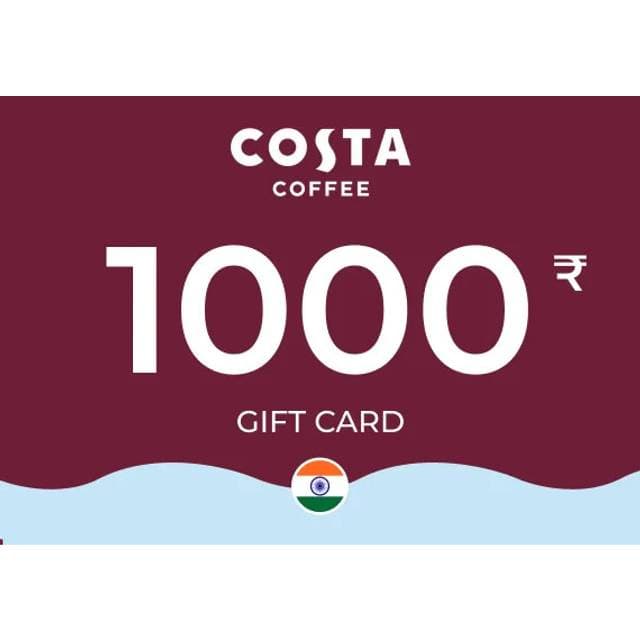Costa Coffee Gift Card 1000 INR