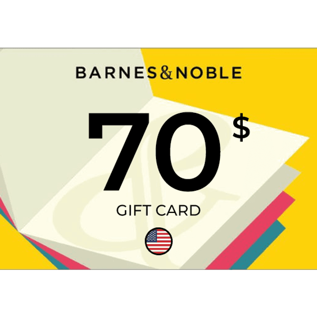 Barnes and Noble Gift Card 70 USD