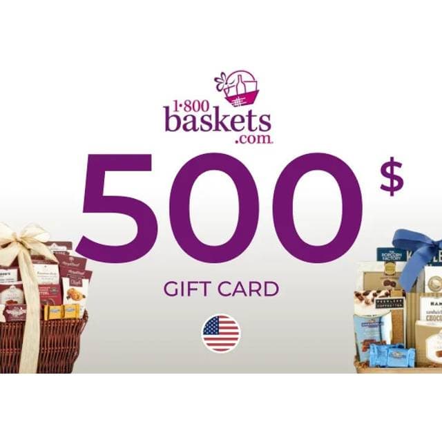 1-800 Baskets Gift Card 500 USD