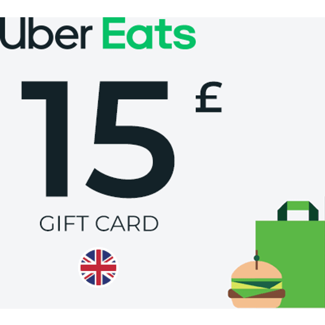 Uber Eats Gift Card 15 GBP