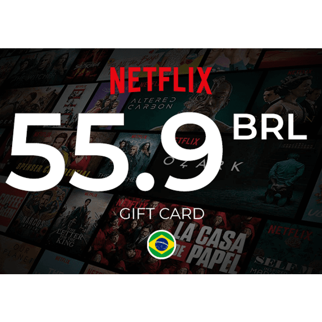 Netflix Gift Card 55.9 BRL Key Brazil