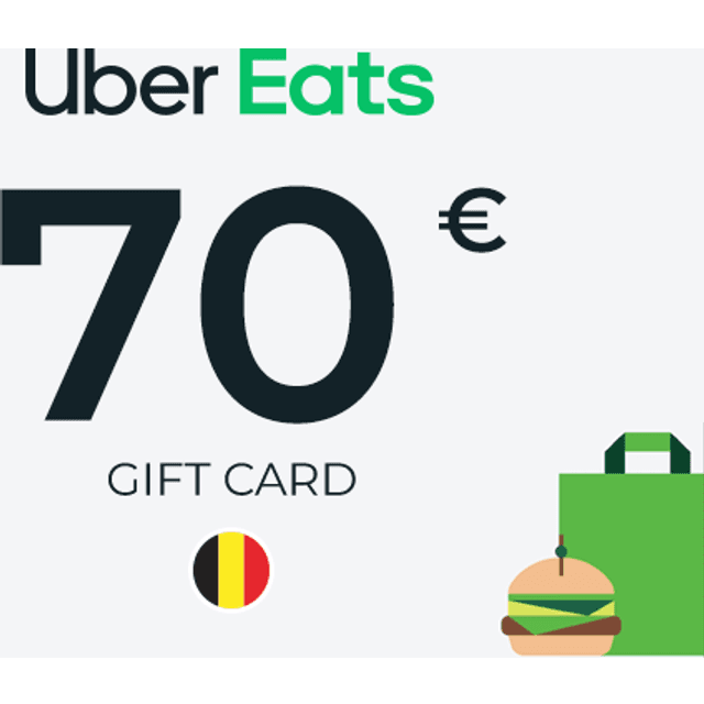 Uber Eats Gift Card 70 EUR Key