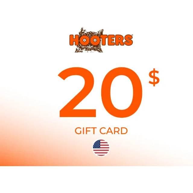 Hooters Gift Card 20 USD