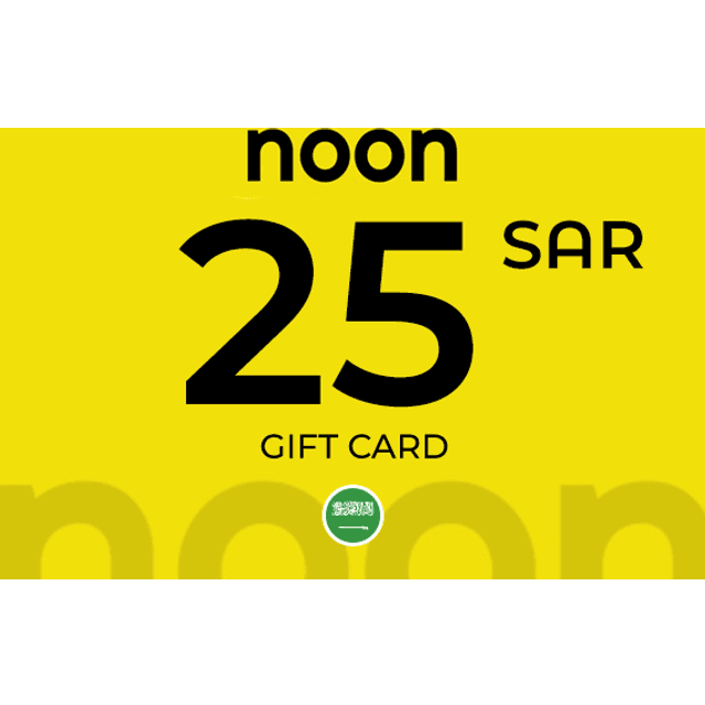 Noon Gift Card 25 SAR Key