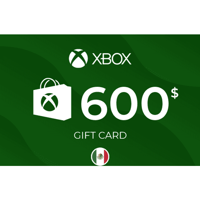 Xbox Live Gift Card 600 MXN