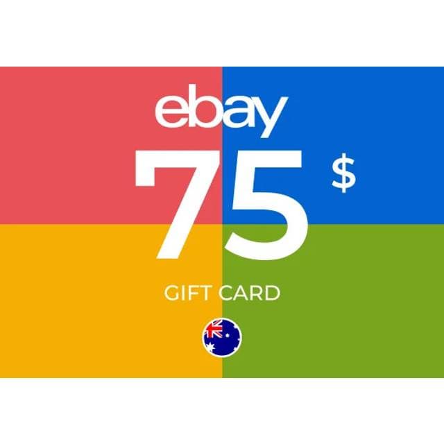 eBay Card 75 AUD Key
