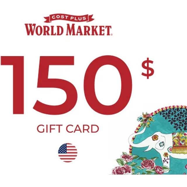 Cost Plus World Market Gift Card 150 USD