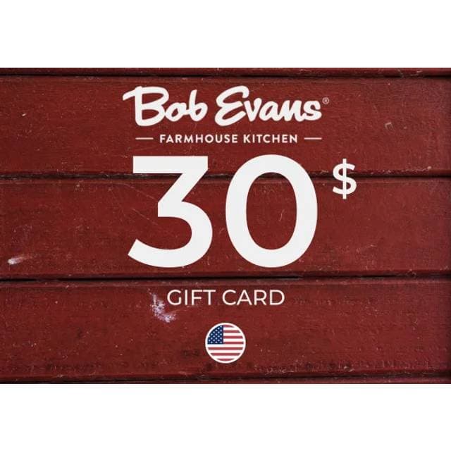 Bob Evans Restaurants Gift Card 30 USD