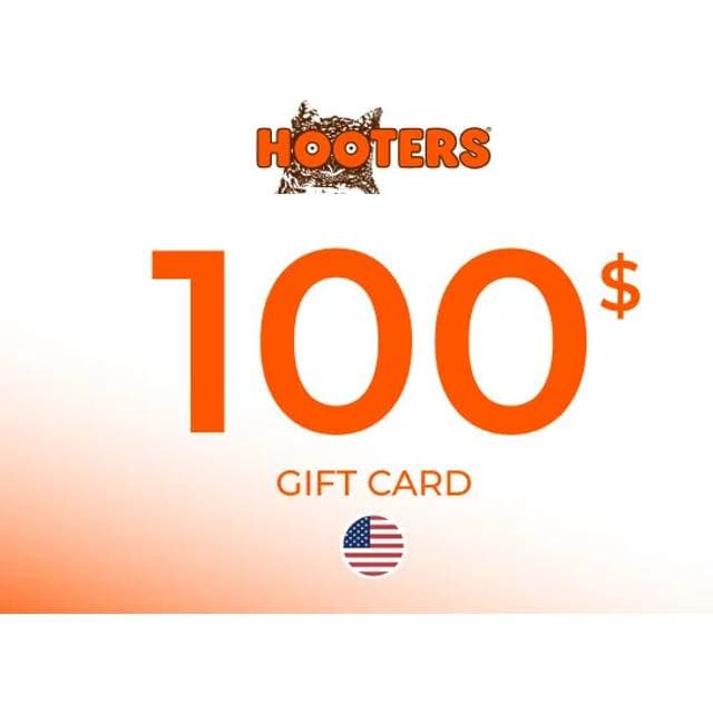 Hooters Gift Card 100 USD