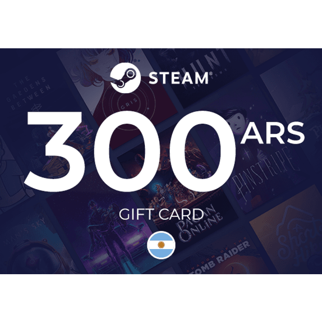 Steam Wallet Gift Card 300 ARS