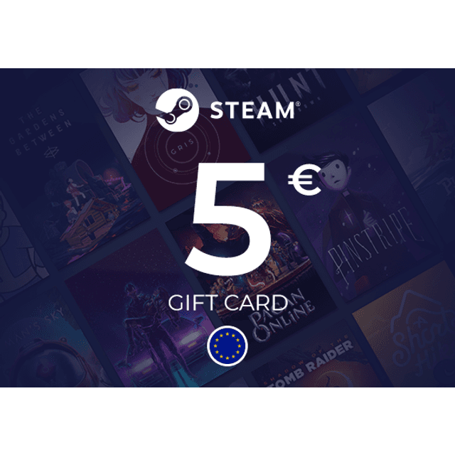 Steam Wallet Gift Card 5 EUR