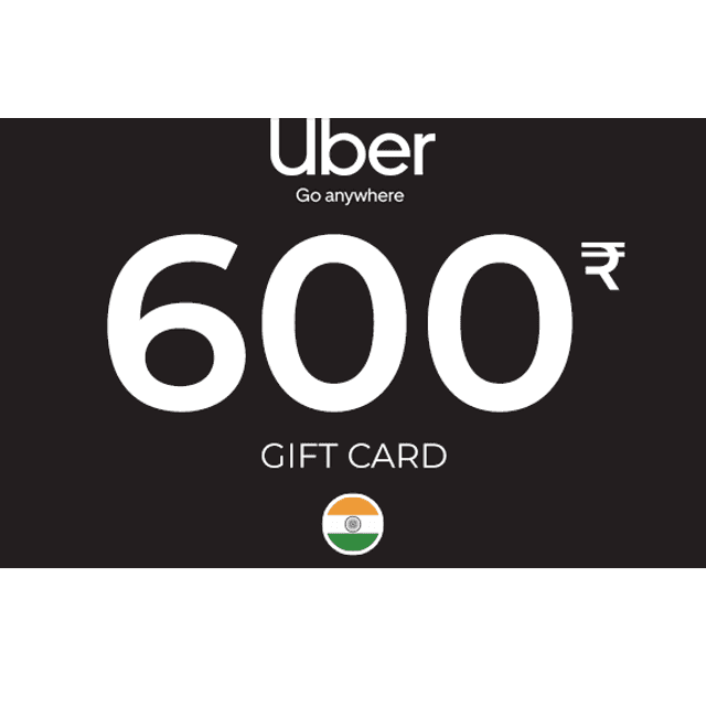 Uber Gift Card 600 INR