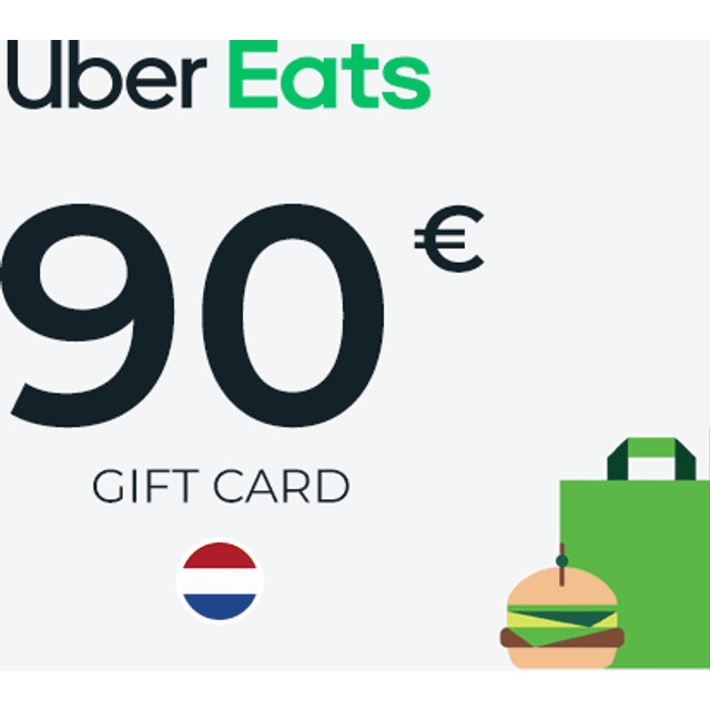 Uber Eats Gift Card 90 EUR