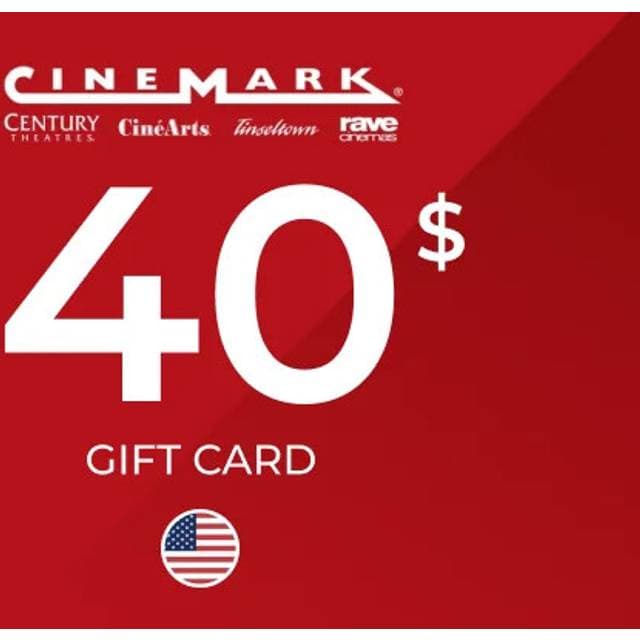 Cinemark Gift Card 40 USD