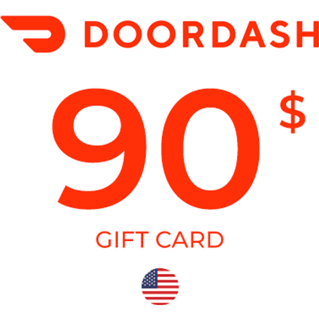 DoorDash Gift Card 90 USD