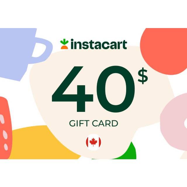 Instacart Gift Card 40 CAD