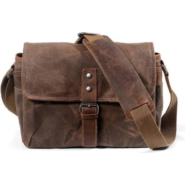 Vintage Padded Canvas Camera Bag