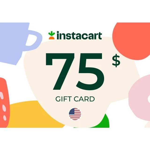 Instacart Gift Card 75 USD