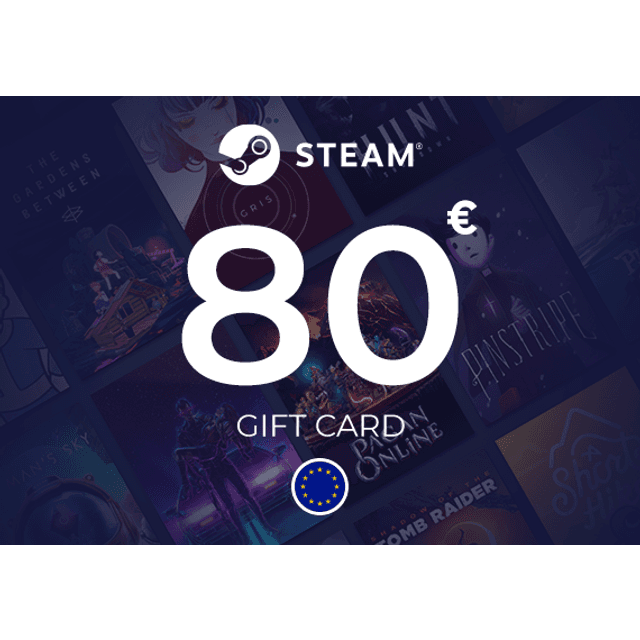 Steam Wallet Gift Card 80 EUR