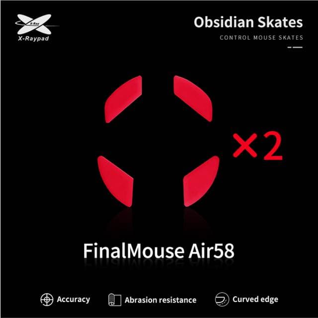 X-raypad Obsidian Mouse Skates Air58 Ninja