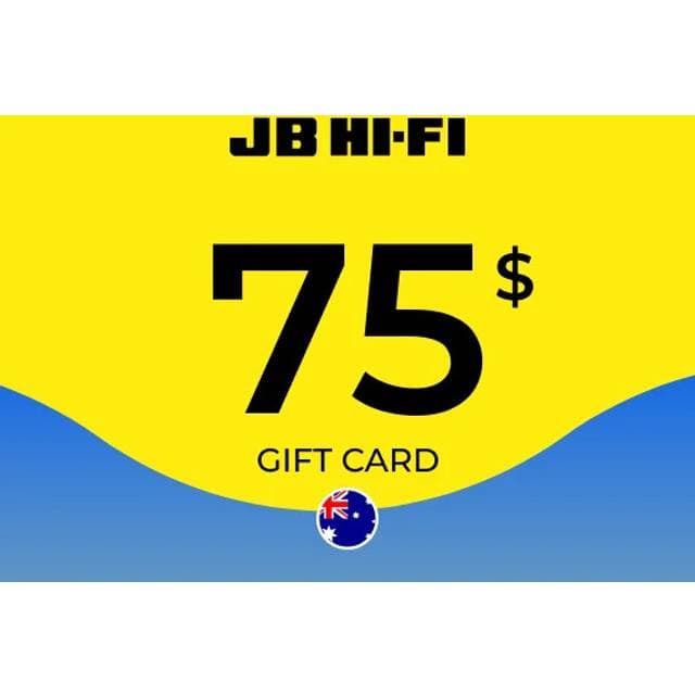 JB Hi-Fi Gift Card 75 USD