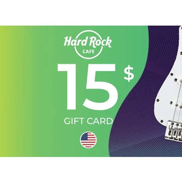 Hard Rock Cafe Gift Card 15 USD