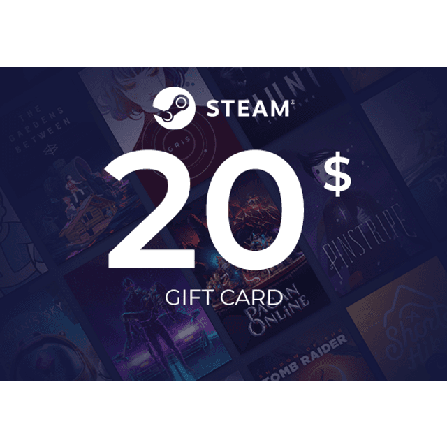 Steam Wallet Gift Card 20 USD