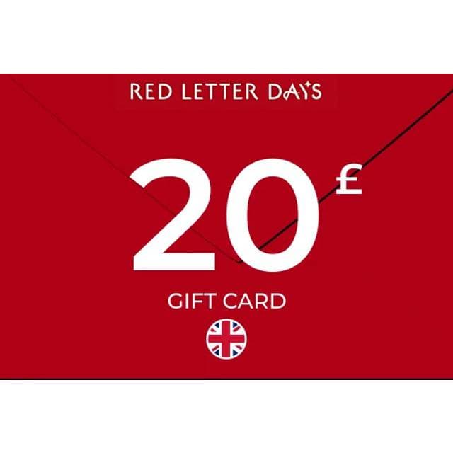 Red Letter Days Gift Card 20 GBP