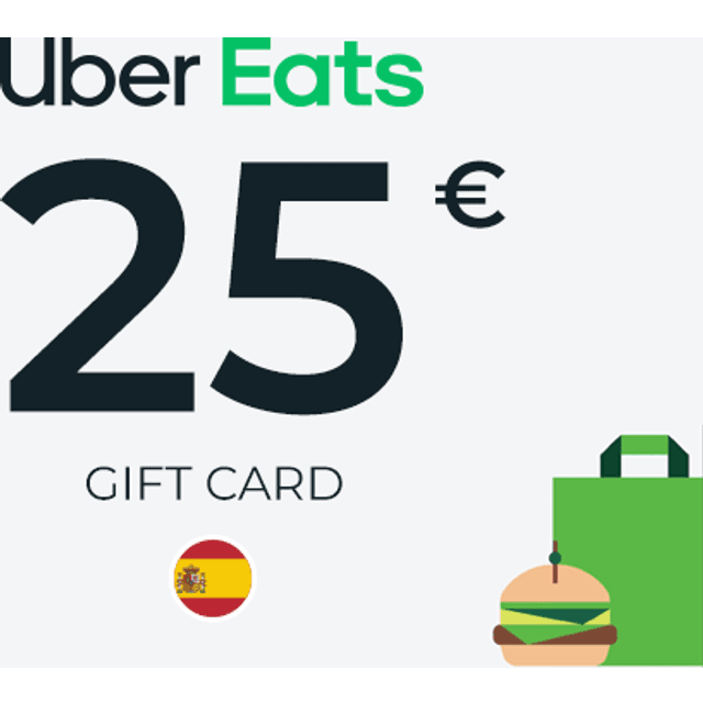 Uber Eats Gift Card 25 EUR
