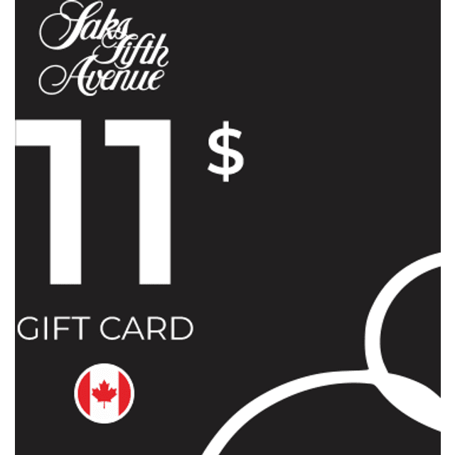 Saks Fifth Avenue Gift Card 11 CAD