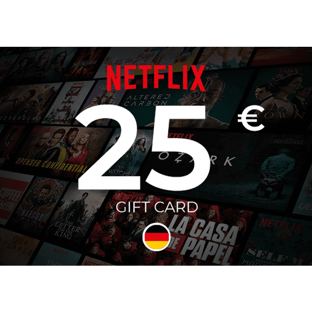 Netflix Gift Card 25 EUR
