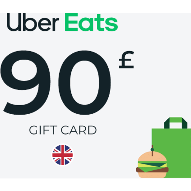 Uber Eats Gift Card 90 GBP