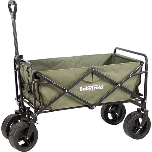 BabyTrold Trækvogn Oliven