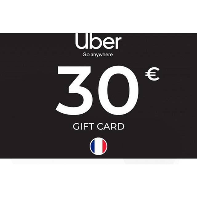 Uber Gift Card 30 EUR