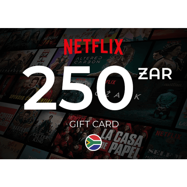 Netflix Gift Card 250 ZAR