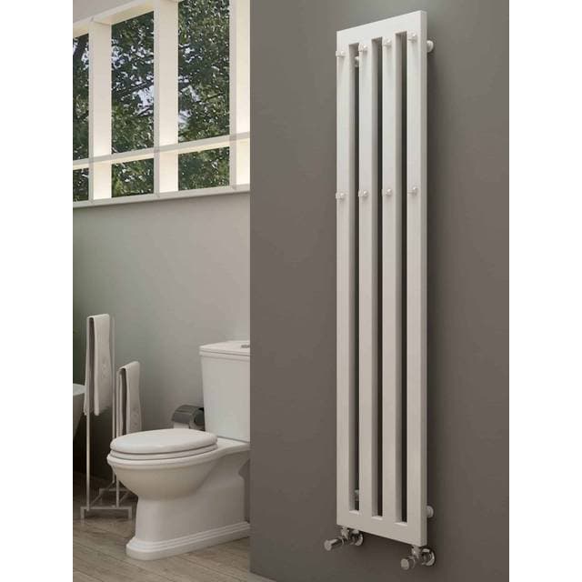 Zeus Håndklædetørrer 325x1500 Hvid