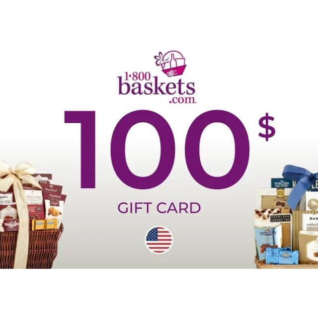 1-800 Baskets Gift Card 100 USD