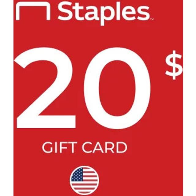Staples Gift Card 20 USD