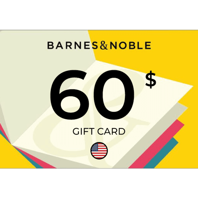 Barnes and Noble Gift Card 60 USD